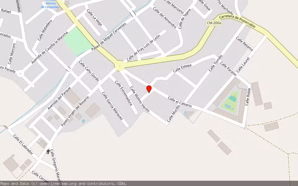 Mapa de Subasta Inmueble (Vivienda) en Horcajo De Santiago, Cuenca