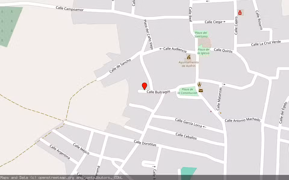 Mapa de Subasta Inmueble (Vivienda) en Ajofrin, Toledo