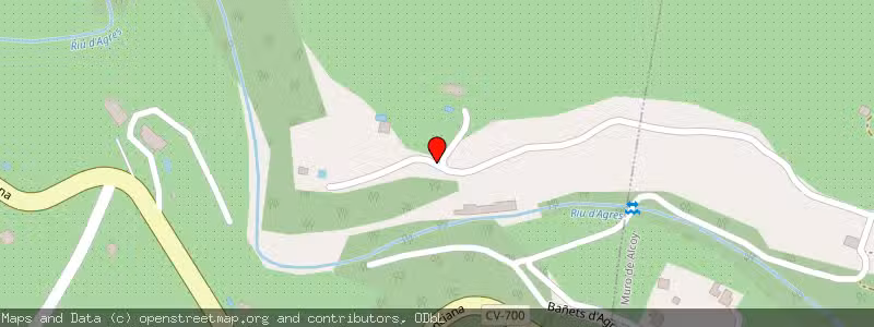 Mapa de Subasta de Inmueble (Finca rústica) en Agres, Alicante 