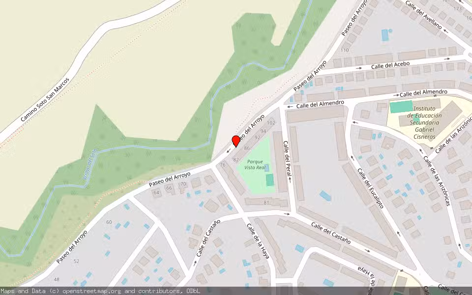 Mapa de Subasta Inmueble (Vivienda) en Rota, Cádiz