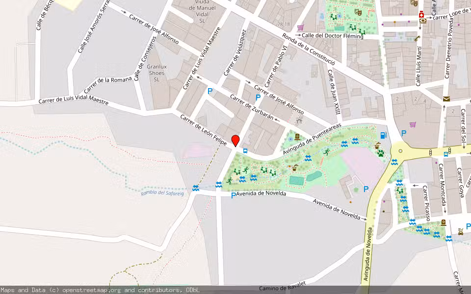 Mapa de Subasta Inmueble (Vivienda) en Monovar, Alicante/Alacant