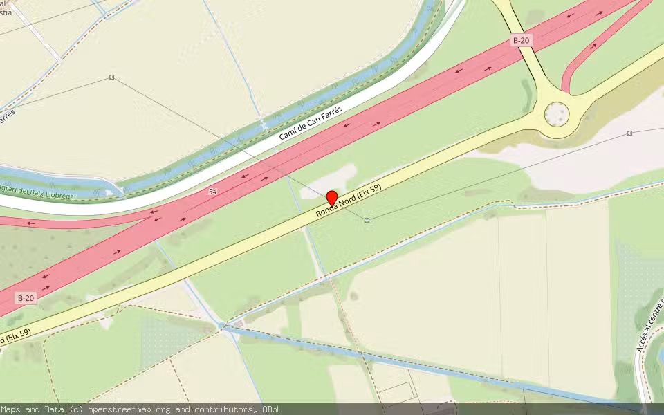 Mapa de Subasta Inmueble (Finca rústica) en El Prat De Llobregat, Barcelona