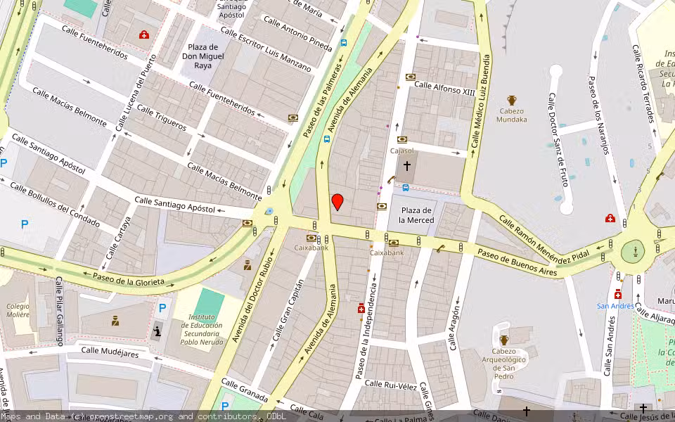 Mapa de Subasta Inmueble (Garaje) en Huelva