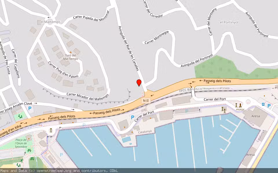 Mapa de Subasta Inmueble (Trastero) en Arenys De Mar, Barcelona