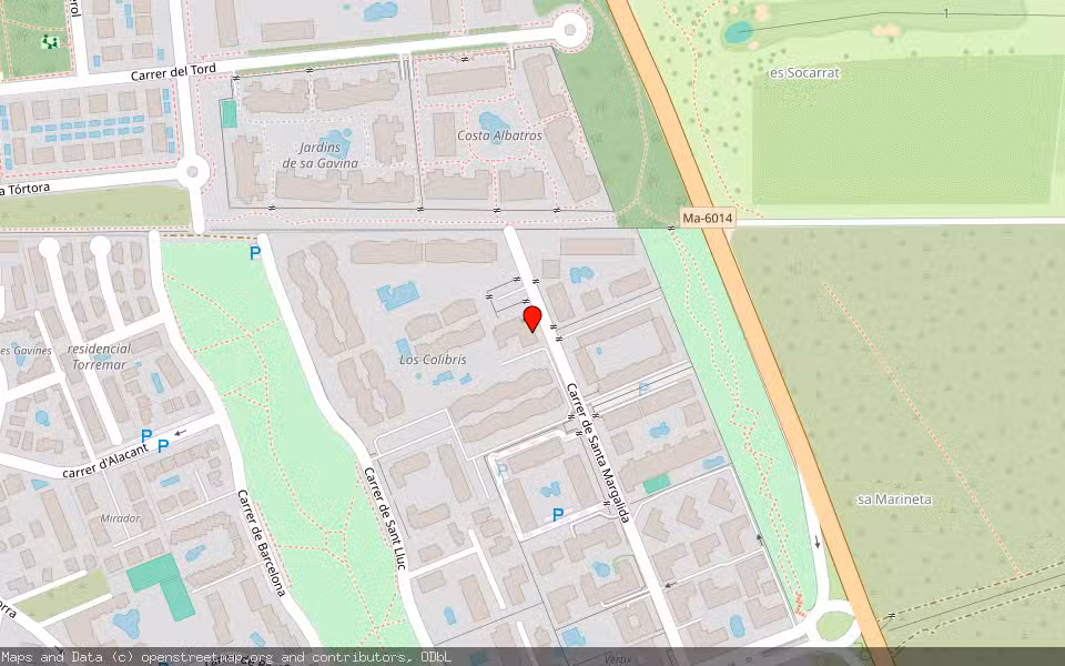 Mapa de Subasta Inmueble (Local comercial) en Llucmajor, Illes Balears