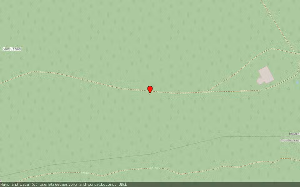 Mapa de Subasta Inmueble (Finca rústica) en Moraleja De Las Panaderas, Valladolid