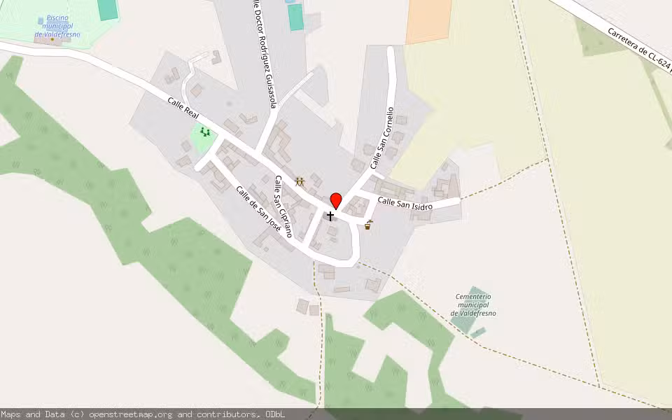 Mapa de Subasta Inmueble (Finca rústica) en Valdefresno, León