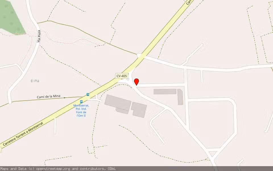 Mapa de Subasta Inmueble (Vivienda) en Montroi, Valencia/València