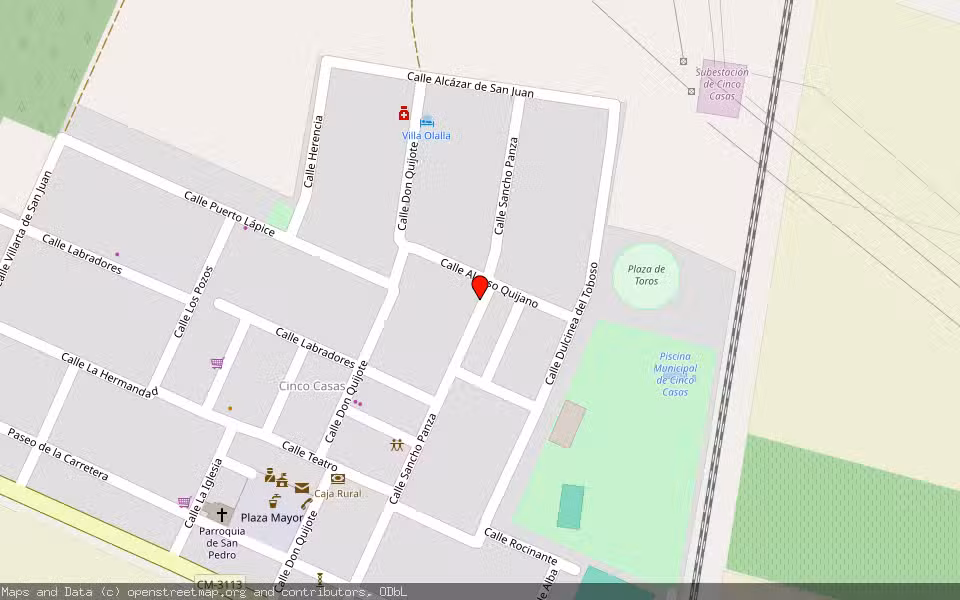 Mapa de Subasta Inmueble (Vivienda) en Alcazar De San Juan, Ciudad Real