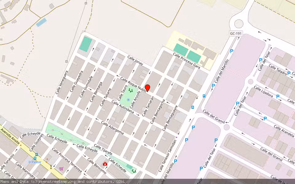 Mapa de Subasta Inmueble (Garaje) en Agüimes, Las Palmas