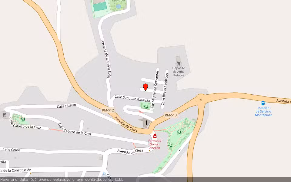 Mapa de Subasta Inmueble (Solar) en Abarán, Murcia