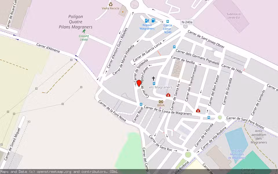 Mapa de Subasta Inmueble (Vivienda) en Lleida
