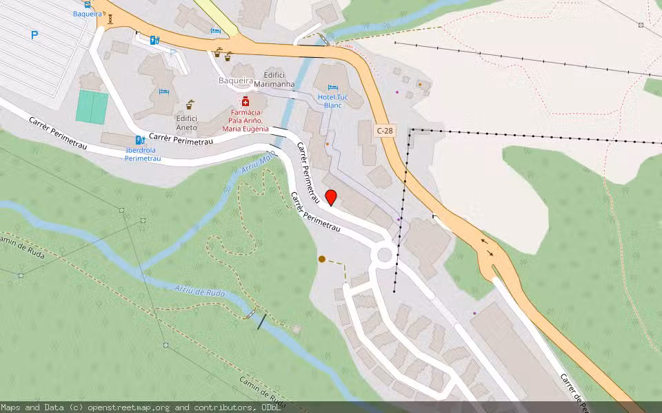 Mapa de Subasta Inmueble (Vivienda) en Baqueira, Lleida