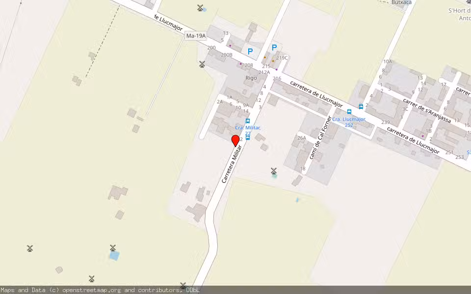 Mapa de Subasta Inmueble (Finca rústica) en Palma, Illes Balears