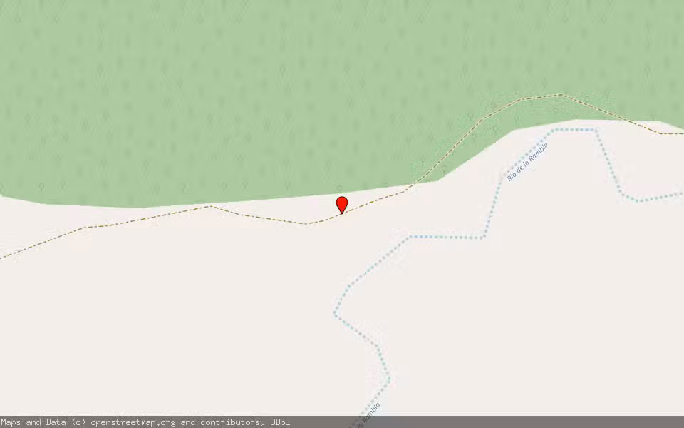 Mapa de Subasta Inmueble (Finca rústica) en Paraje La Rambla De Martin /  Municipio Martin Del Rio, Teruel