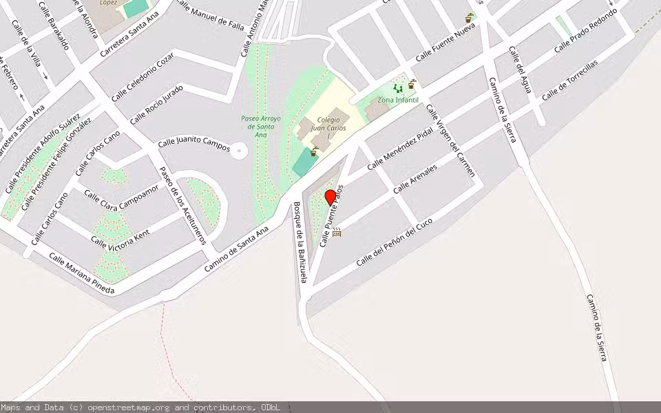 Mapa de Subasta Inmueble (Vivienda) en Jaen, Jaén