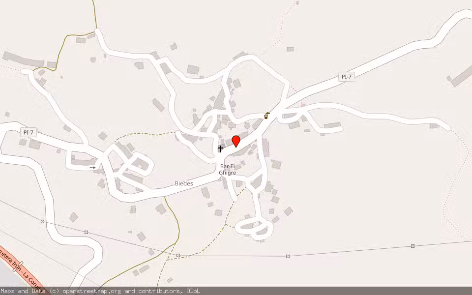 Mapa de Subasta Inmueble (Vivienda) en Piloña, Asturias