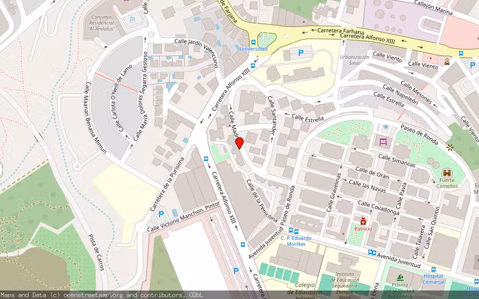 Mapa de Subasta Inmueble (Local comercial) en Melilla