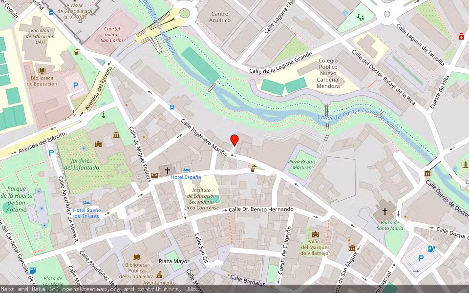 Mapa de Subasta Inmueble (Garaje) en Guadalajara
