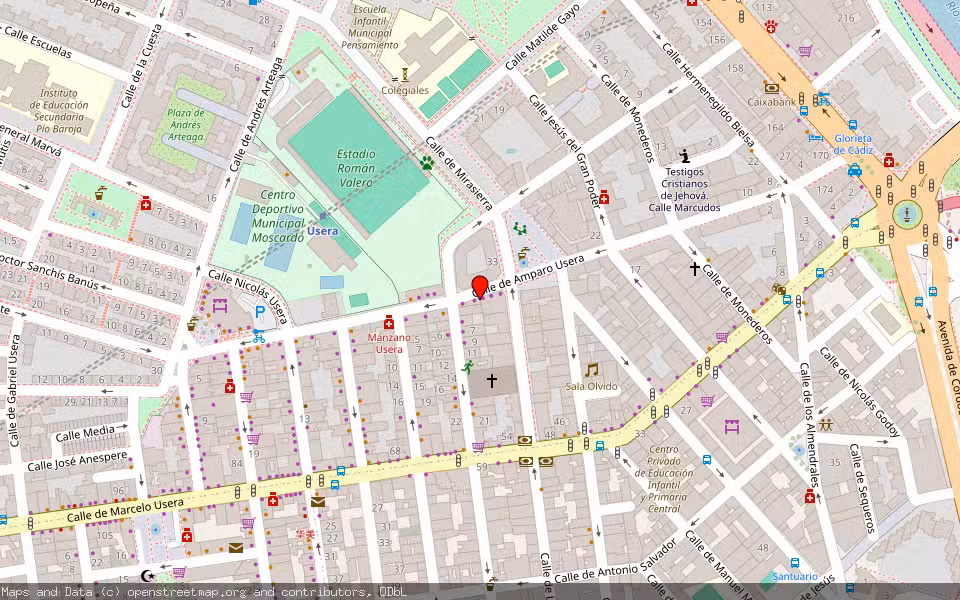 Mapa de Subasta Inmueble (Vivienda) en Madrid
