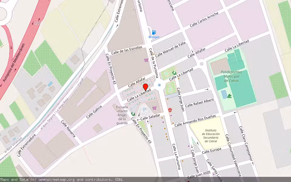 Mapa de Subasta Inmueble (Vivienda) en Meliana, Valencia/València