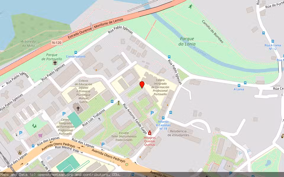 Mapa de Subasta Inmueble (Vivienda) en Ourense