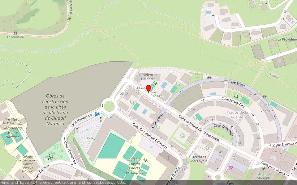 Mapa de Subasta Inmueble (Garaje) en Oviedo, Asturias