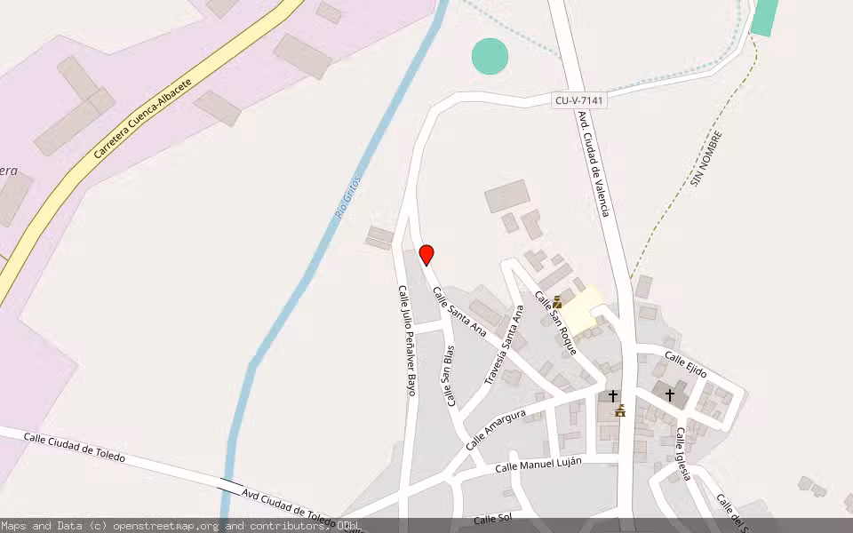 Mapa de Subasta Inmueble (Vivienda) en Valera De Abajo, Cuenca