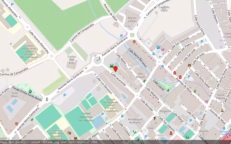 Mapa de Subasta Inmueble (Vivienda) en Mijas, Málaga