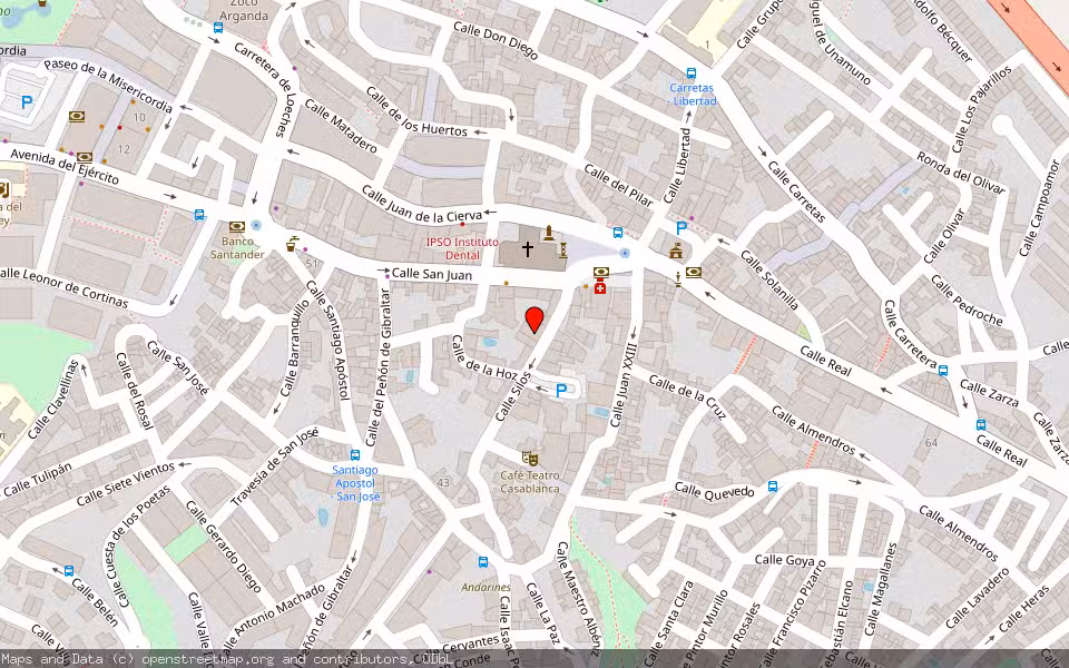 Mapa de Subasta Inmueble (Vivienda) en Arganda, Madrid