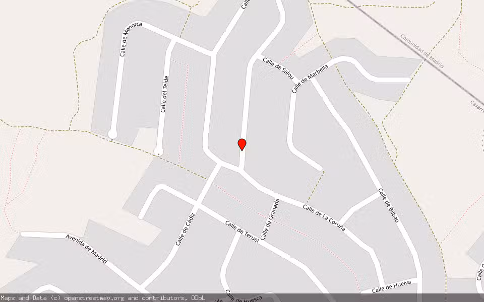 Mapa de Subasta Inmueble (Vivienda) en Casarrubios Del Monte, Toledo