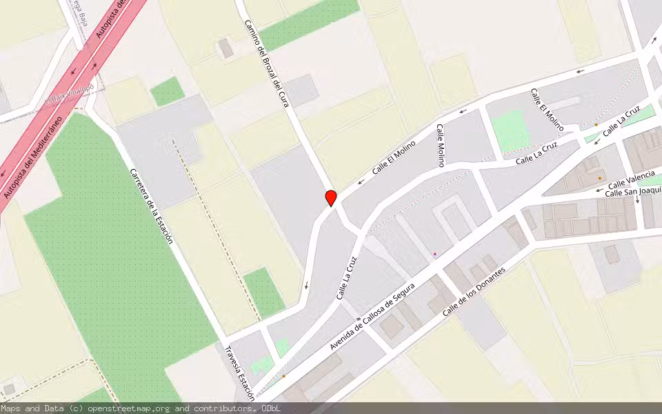 Mapa de Subasta Inmueble (Vivienda) en Catral, Alicante/Alacant