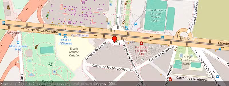 Mapa de Subasta de Inmueble (Vivienda) en Esplugues De Llobregat, Barcelona 