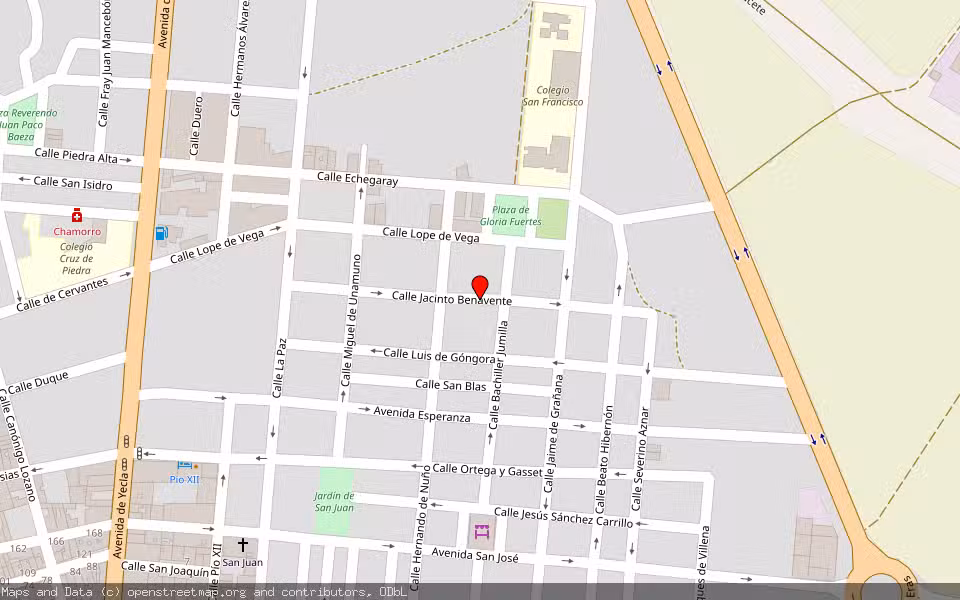 Mapa de Subasta Inmueble (Garaje) en Jumilla, Murcia