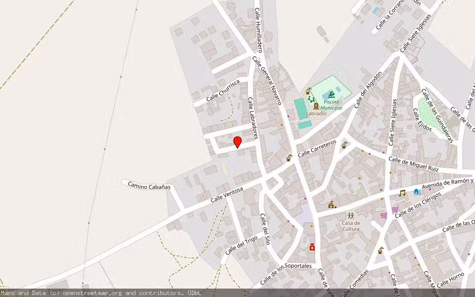 Mapa de Subasta Inmueble (Vivienda) en Matapozuelos, Valladolid