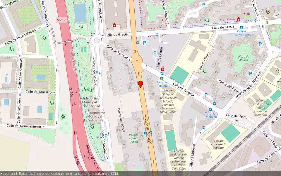 Mapa de Subasta Inmueble (Vivienda) en Fuenlabrada, Madrid