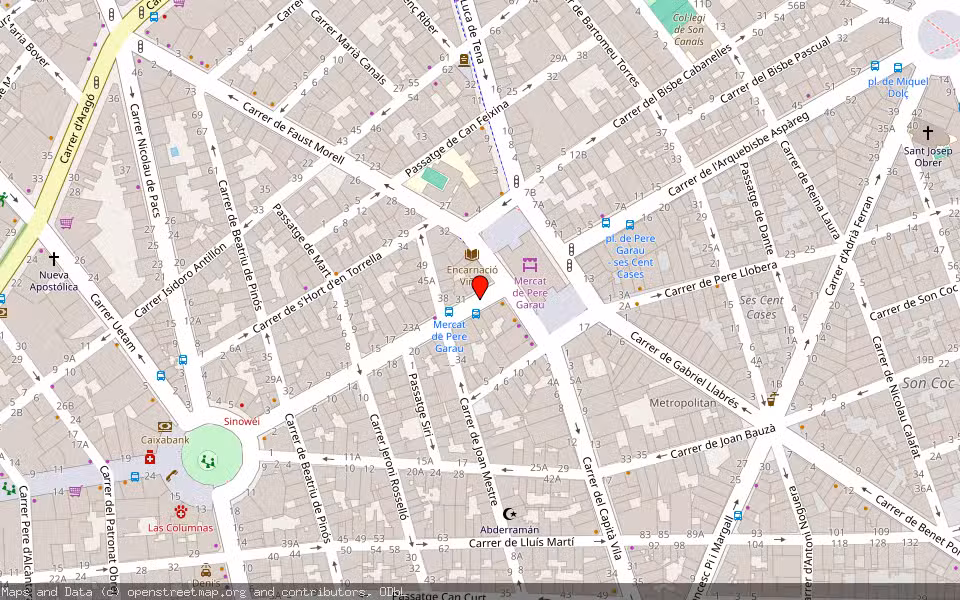 Mapa de Subasta Inmueble (Vivienda) en Palma, Illes Balears