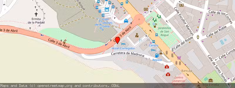 Mapa de Subasta de Inmueble (Otros) en Segovia, Segovia 
