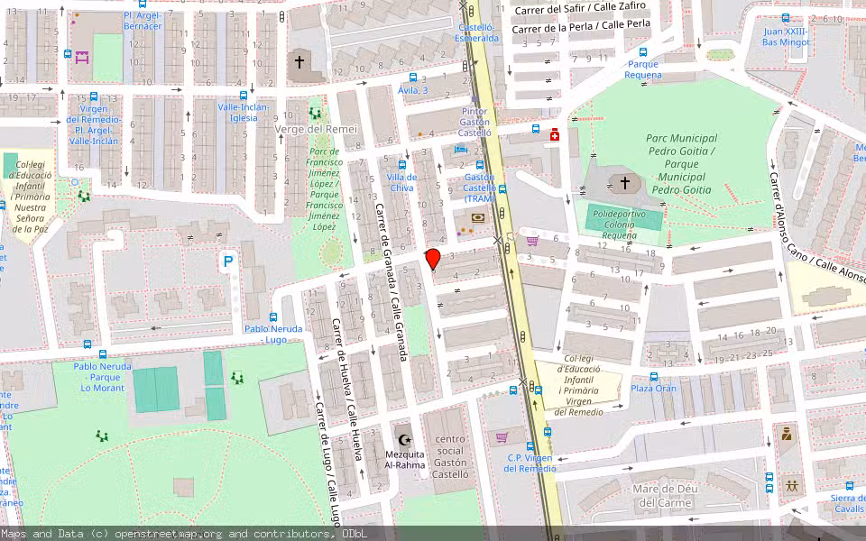 Mapa de Subasta Inmueble (Vivienda) en Alicante/alacant
