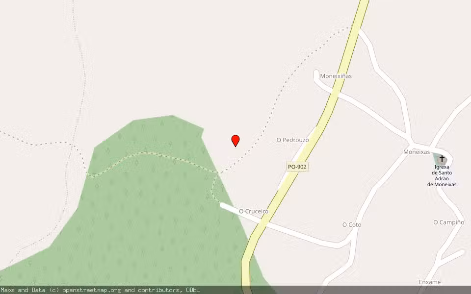 Mapa de Subasta Inmueble (Finca rústica) en Lalin, Pontevedra