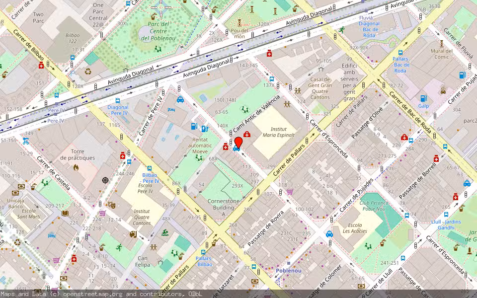 Mapa de Subasta Inmueble (Vivienda) en Barcelona