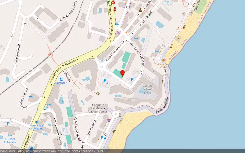 Mapa de Subasta Inmueble (Vivienda) en Torremolinos, Málaga