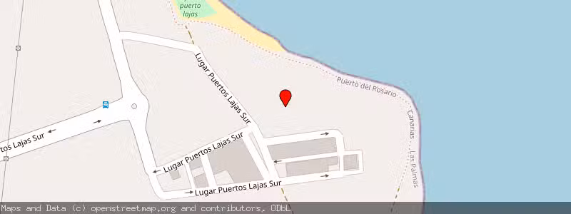 Mapa de Subasta de Inmueble (Vivienda) en Puerto Lajas, Las Palmas 