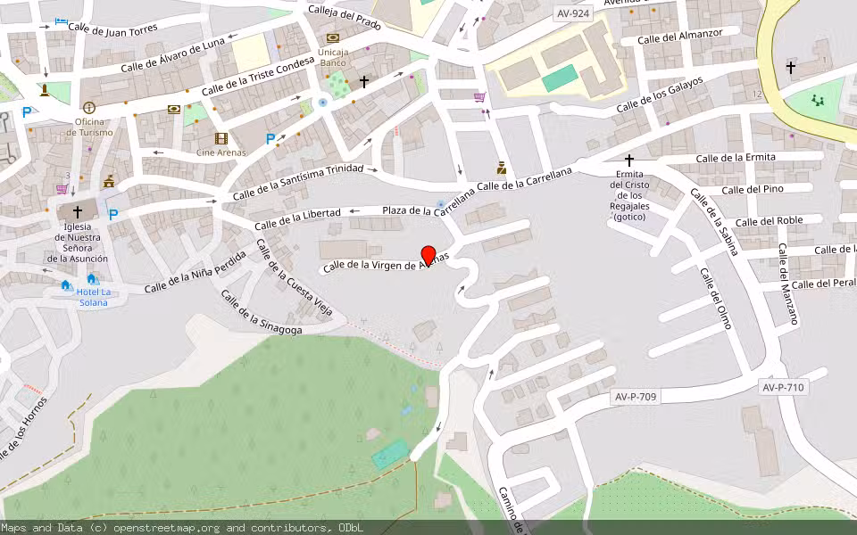 Mapa de Subasta Inmueble (Vivienda) en Arenas De San Pedro, Ávila