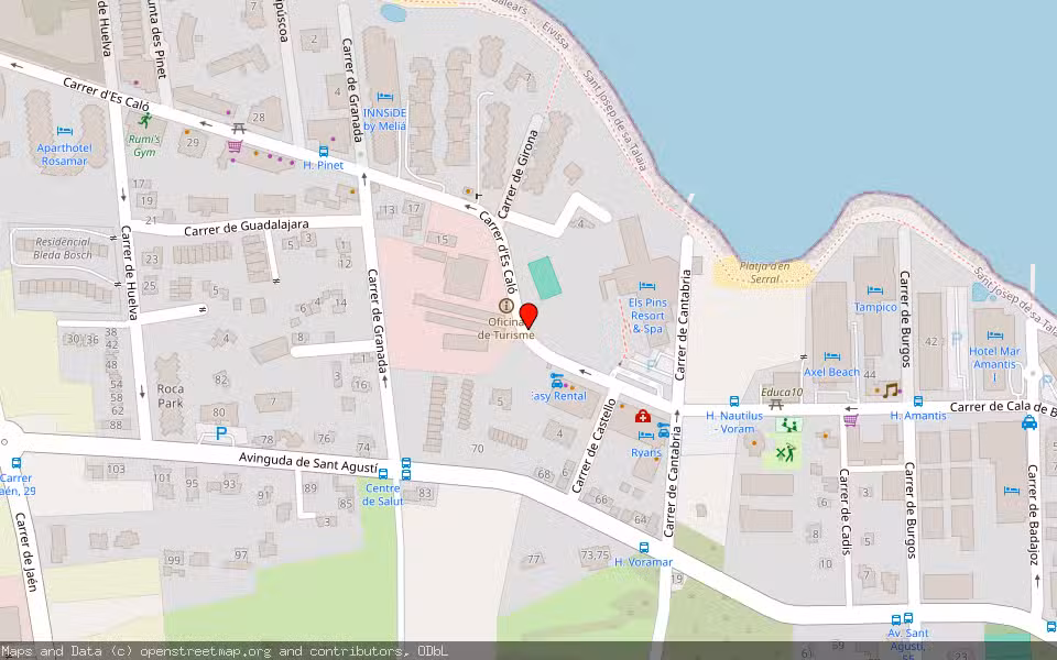 Mapa de Subasta Inmueble (Vivienda) en Sant Josep De Sa Talaia, Illes Balears