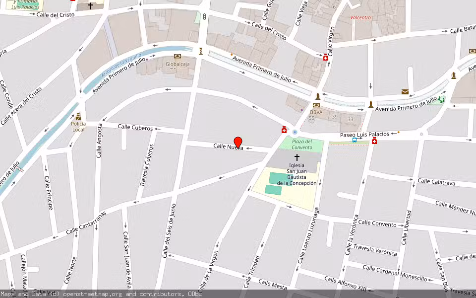 Mapa de Subasta Inmueble (Vivienda) en Valdepeñas, Ciudad Real