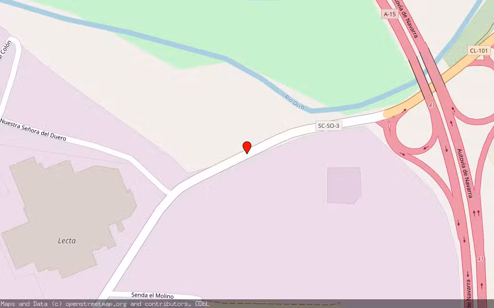 Mapa de Subasta Inmueble (Finca rústica) en Almazan, Soria