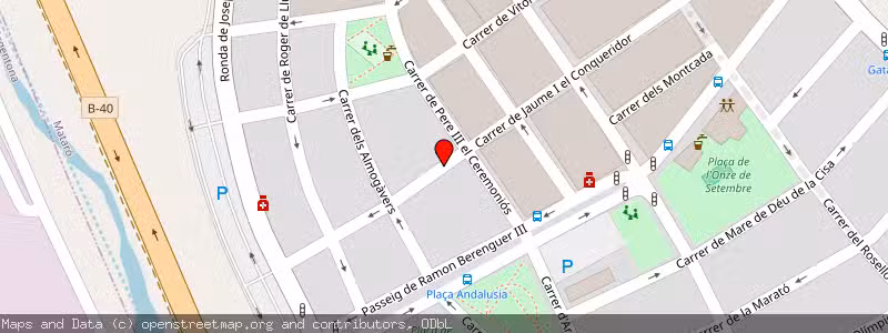 Mapa de Subasta de Inmueble (Vivienda) en Mataro, Barcelona 