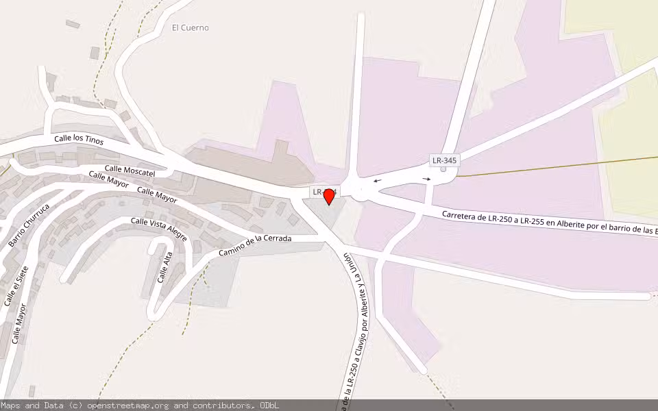 Mapa de Subasta Inmueble (Finca rústica) en Alberite, La Rioja