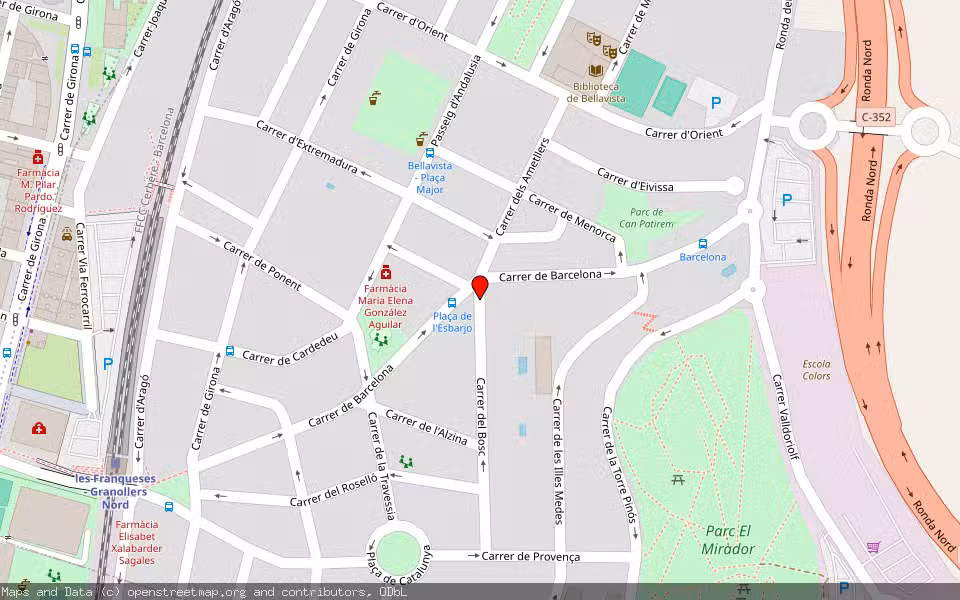 Mapa de Subasta Inmueble (Vivienda) en Les Franqueses Del Vallès, Barcelona